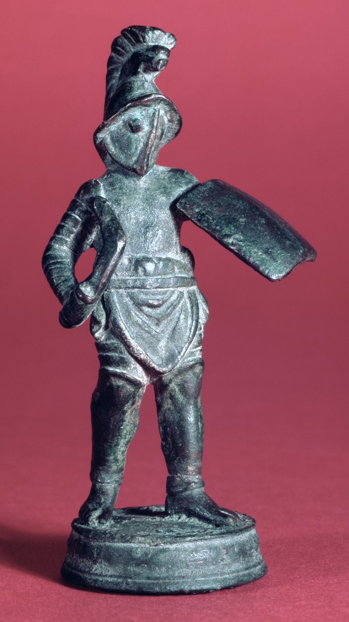 Soška gladiátora, (bronz) od Roman