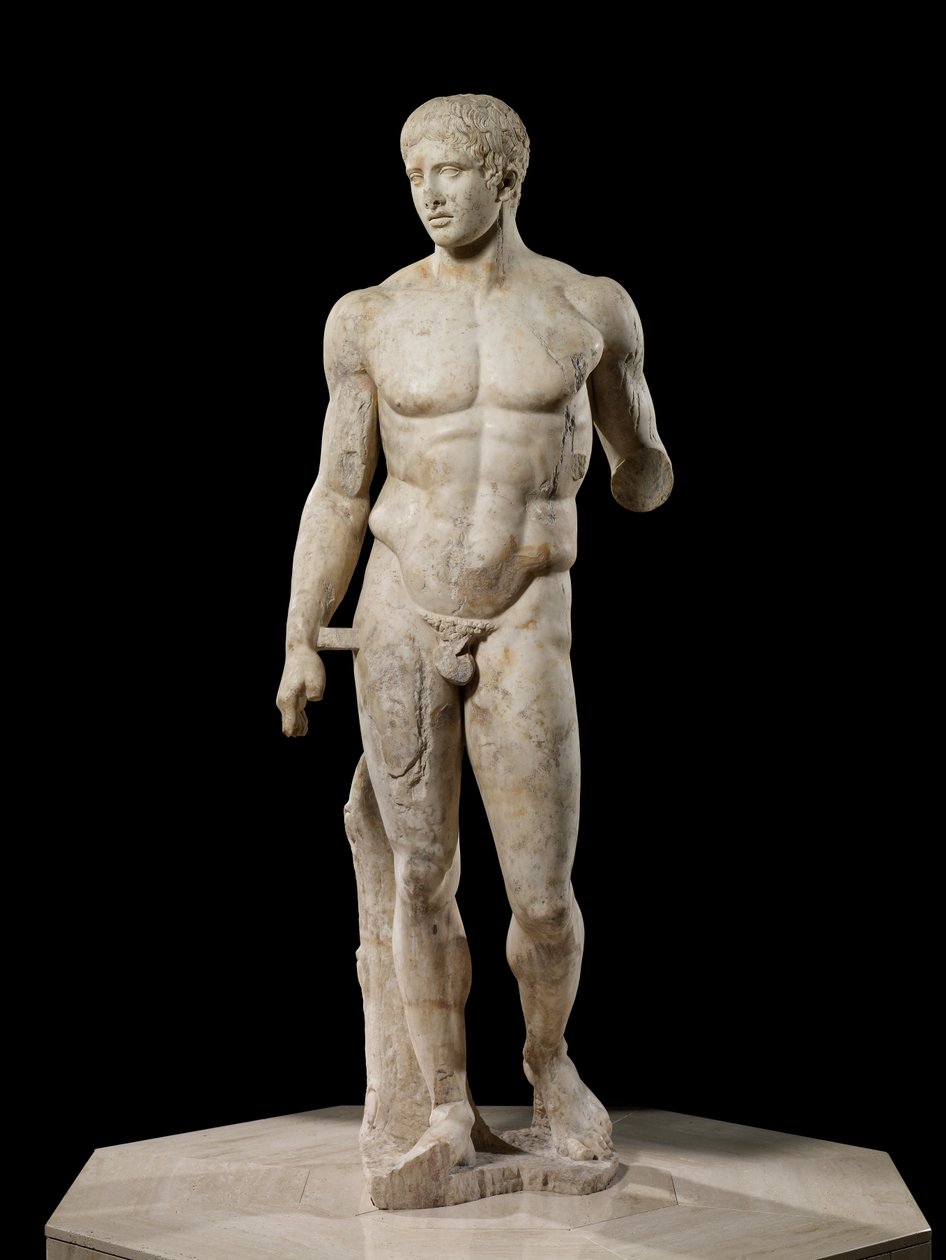 Doryforos, 120-50 př.nl (pentelský mramor) od Roman