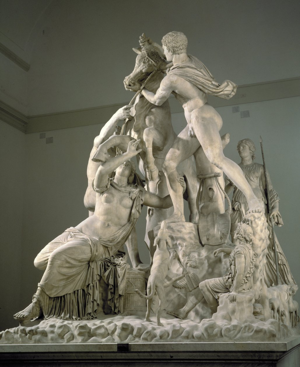 Farnese Bull, římská kopie řeckého originálu od Apollonia z Tralles od Roman