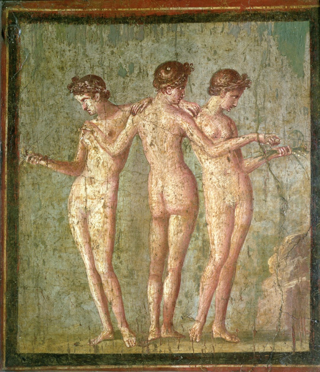 Tři Grácie z Pompejí od Roman