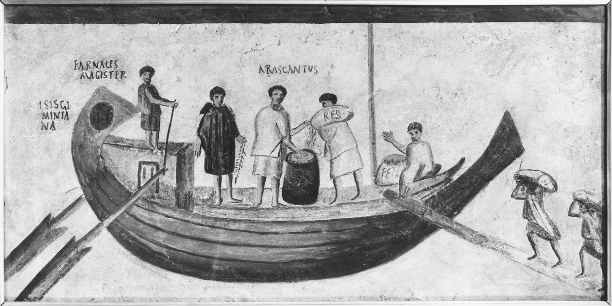 Nakládání obchodní lodi od Roman Roman