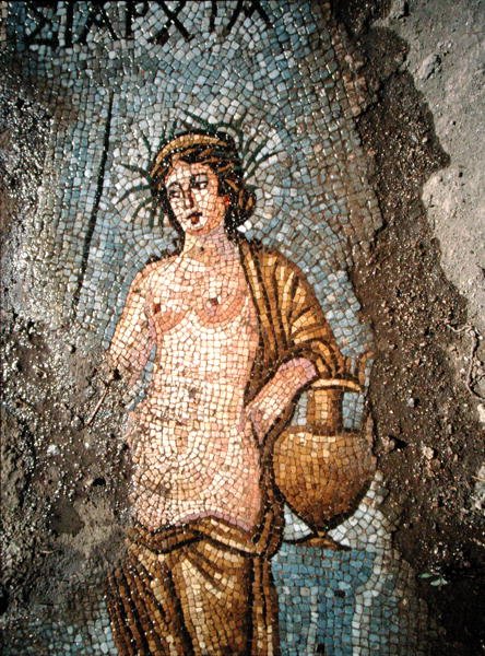 Detail chodníku ženy (mozaika) (viz 168408) od Roman Roman