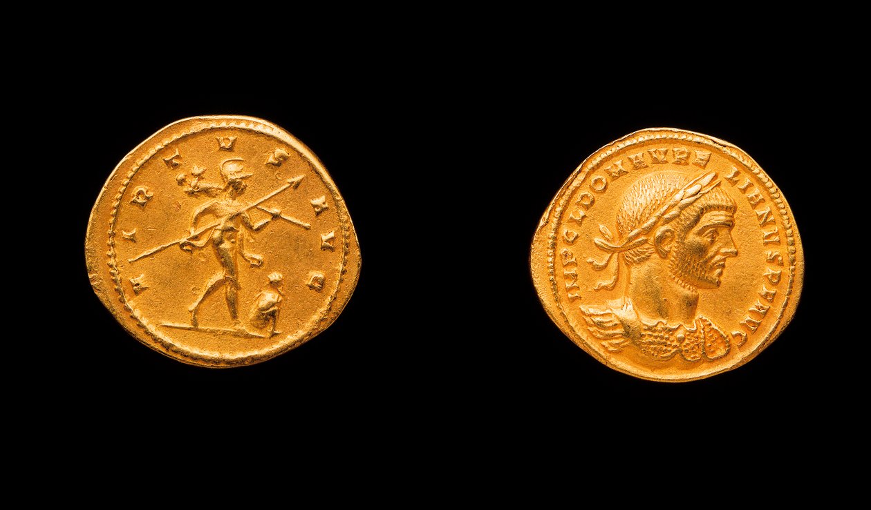 Aureliánská mince, 270-275 n. l. (zlato) od Roman