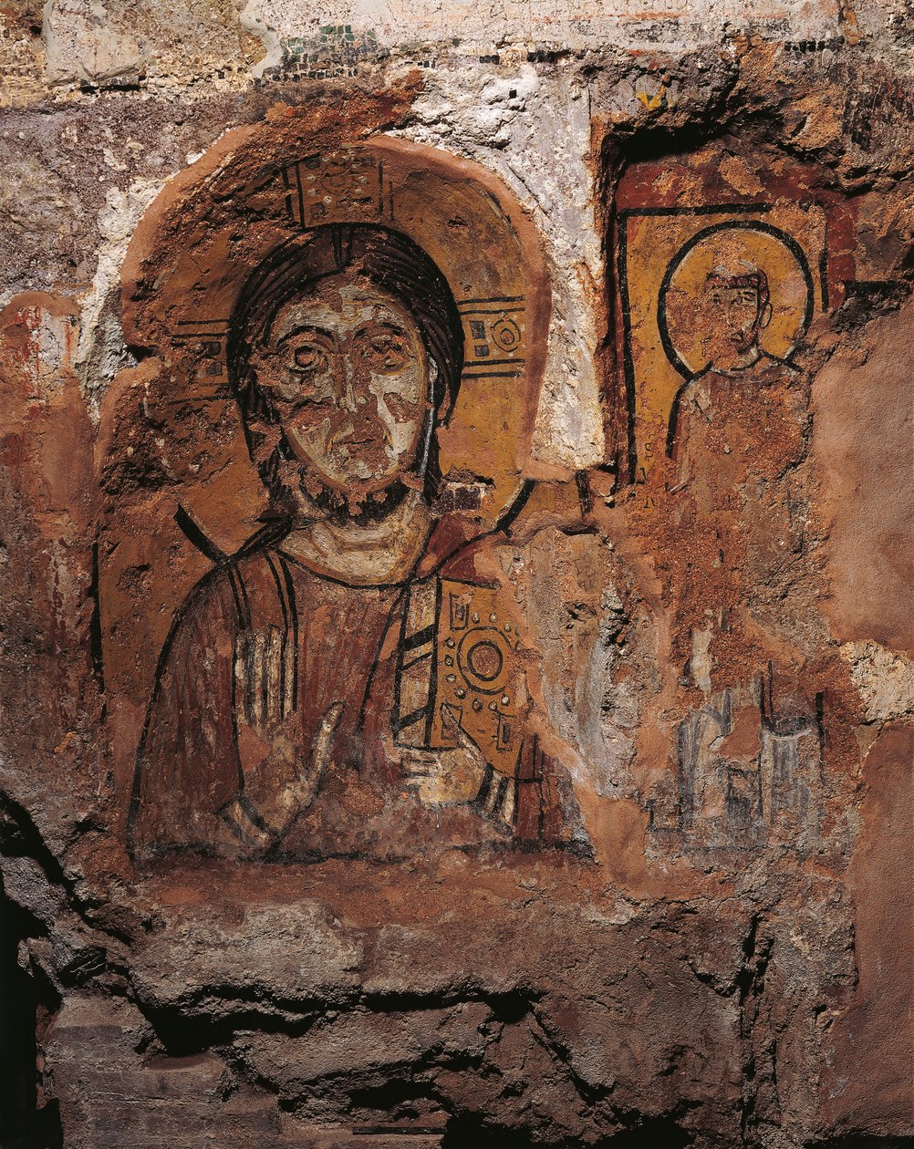 Kristus a sv. Urban (freska) od Roman