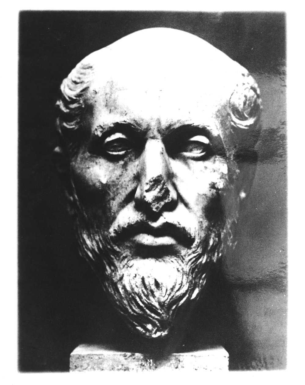 Head of Plotinus (205-270) (mramor) od Roman