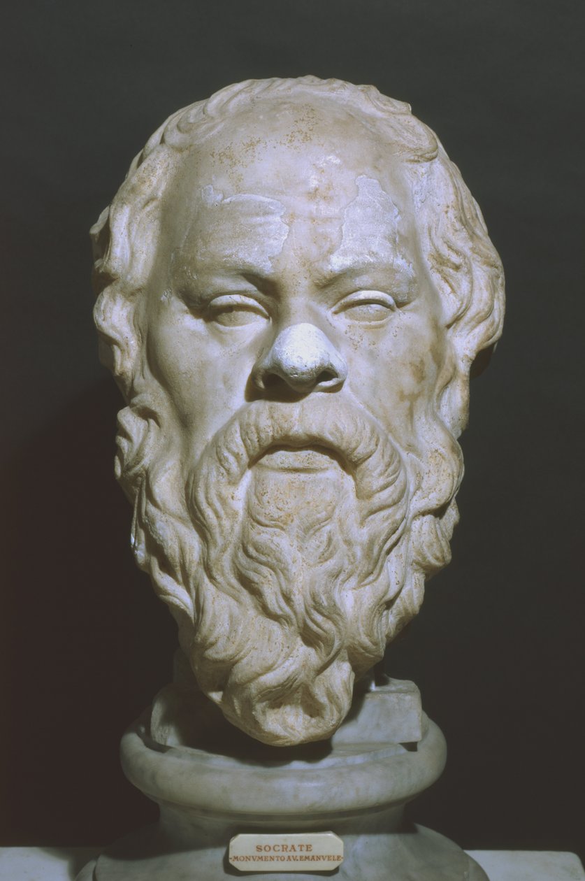 Hlava Sokrata (mramor) od Roman
