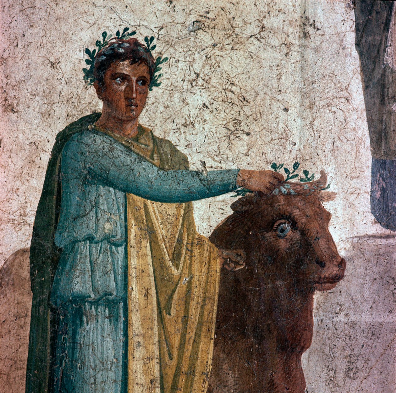 Pelias a jeho synovec Jason (freska, 40-60 nl) od Roman