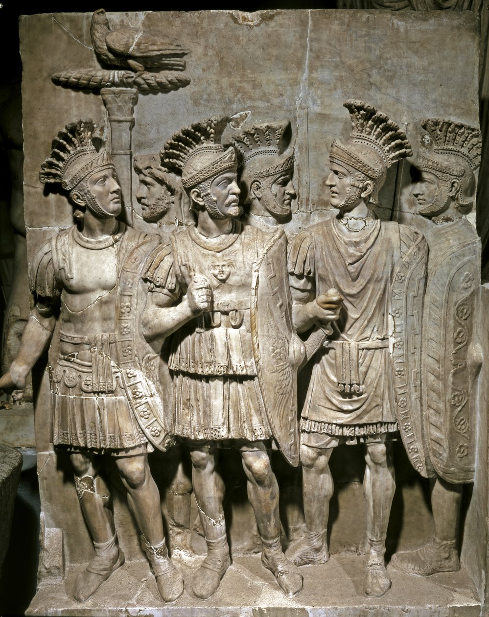 Reliéf pretoriánů, asi 51-52 n. l. (mramor) od Roman