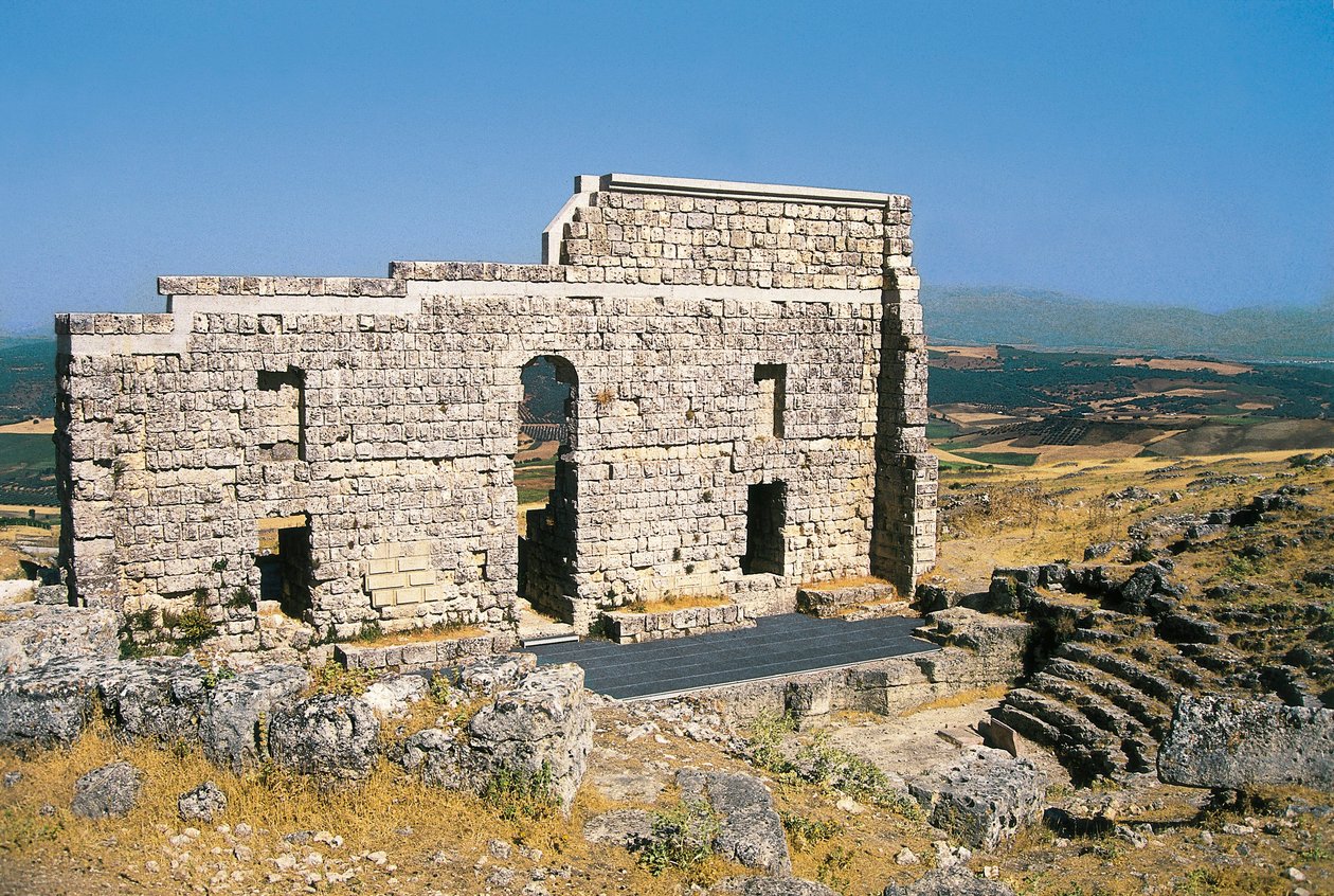 Ruiny římského divadla, Acinipo, Ronda, Španělsko od Roman