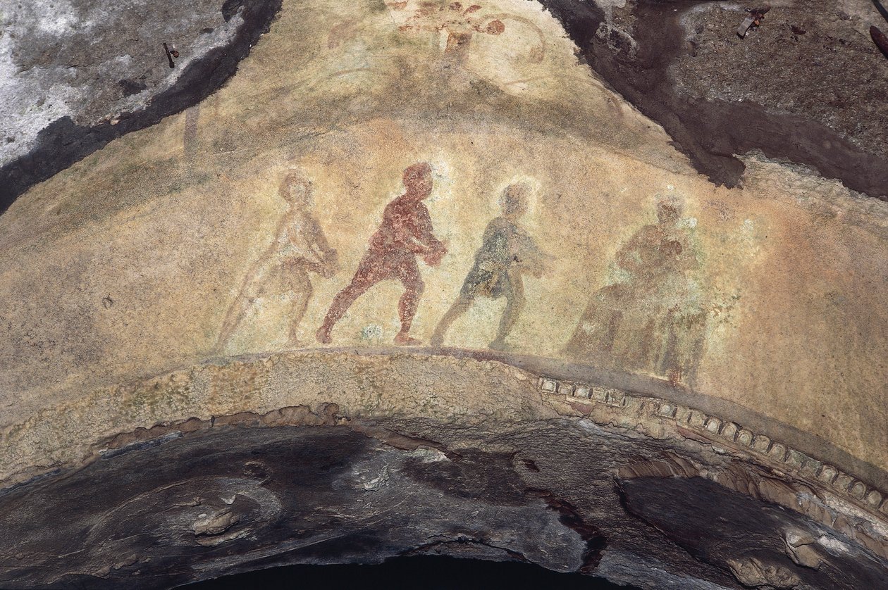 Klanění tří králů (freska) od Roman