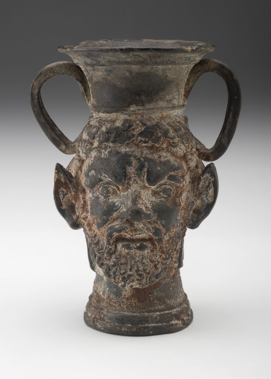 černá váza Janus od Roman