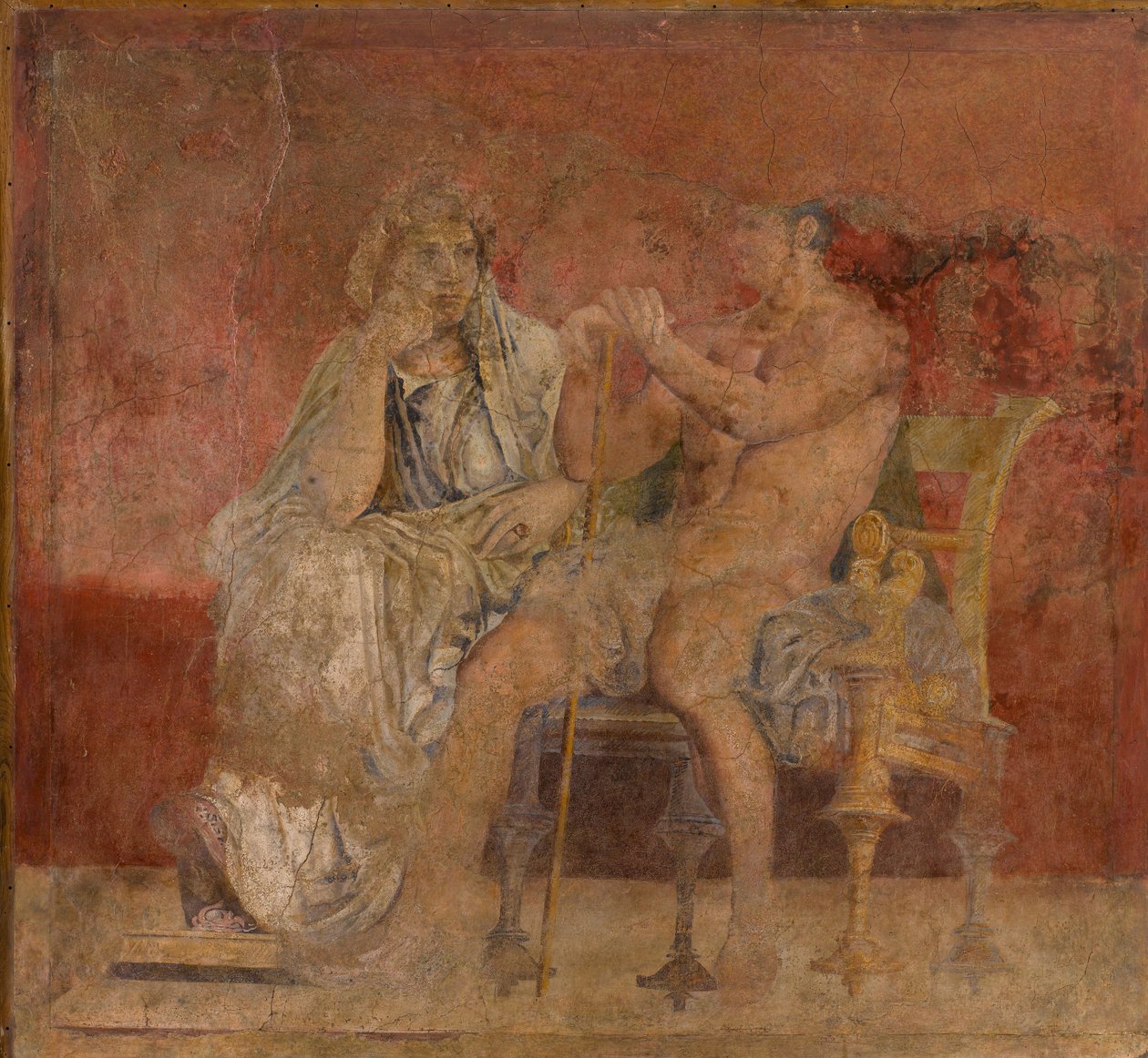 Sedící pár, asi 50-40 př. n. l. od Roman Republican Period
