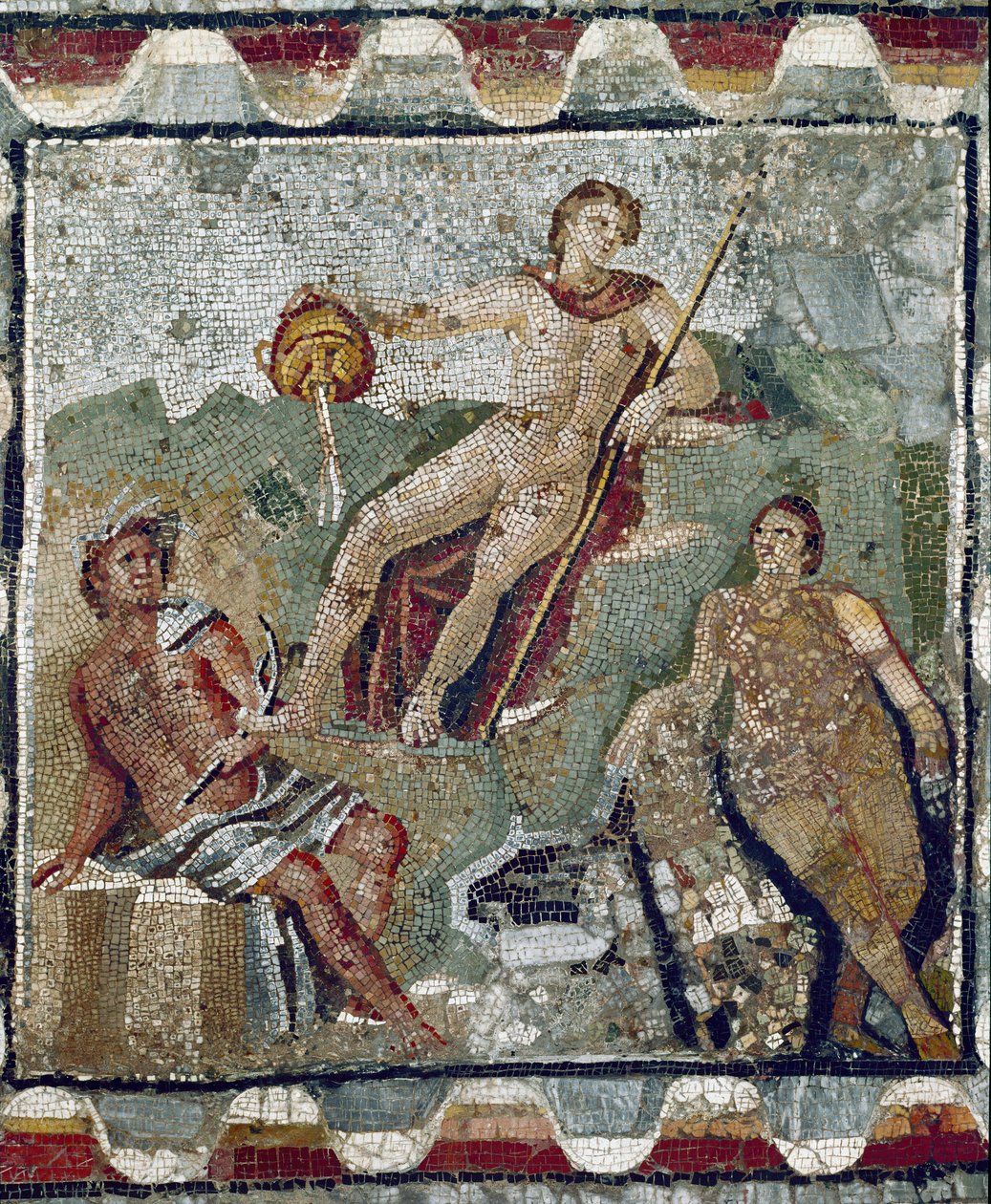 Vodní božstva (mozaika) od Roman Roman