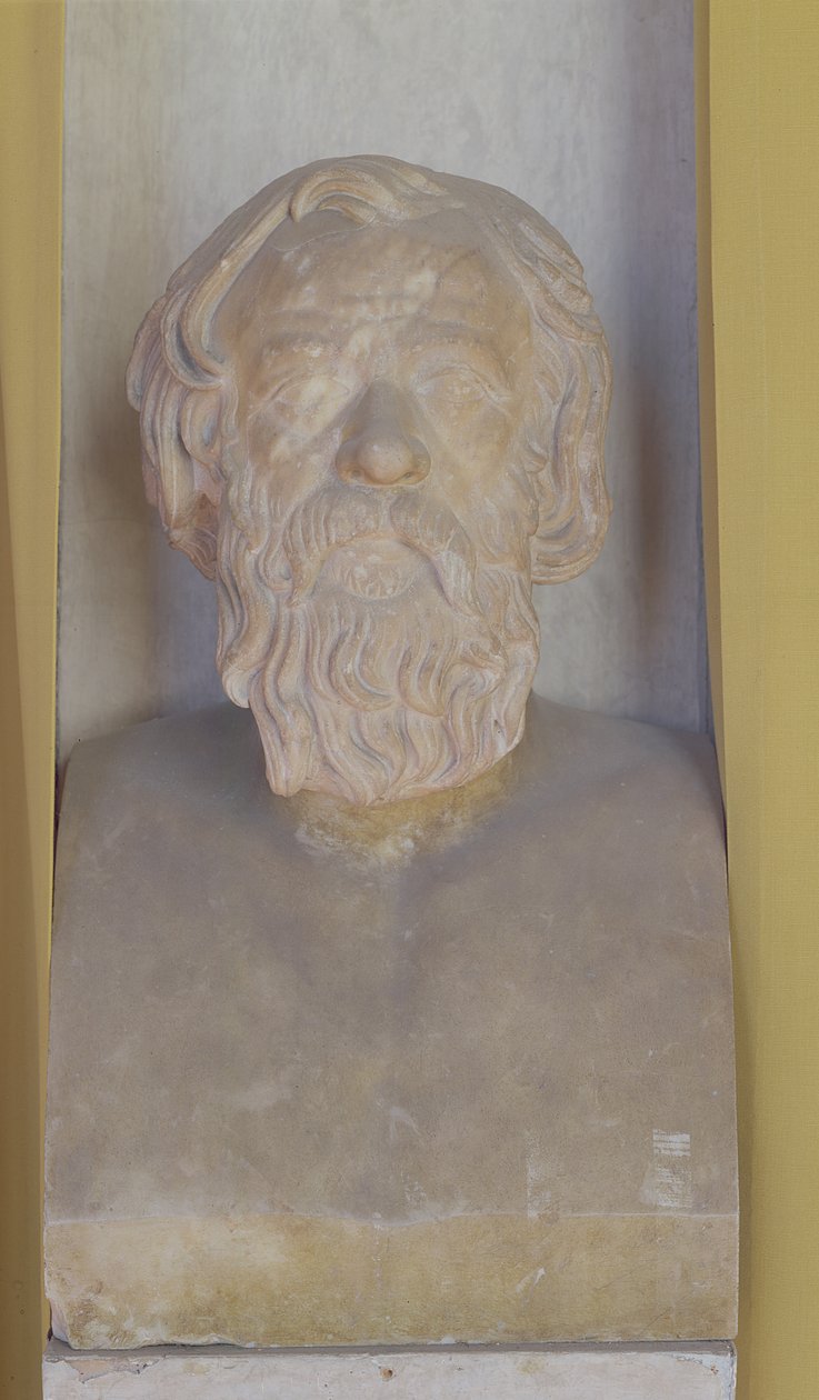 Sokratova busta (mramor) od Roman Roman