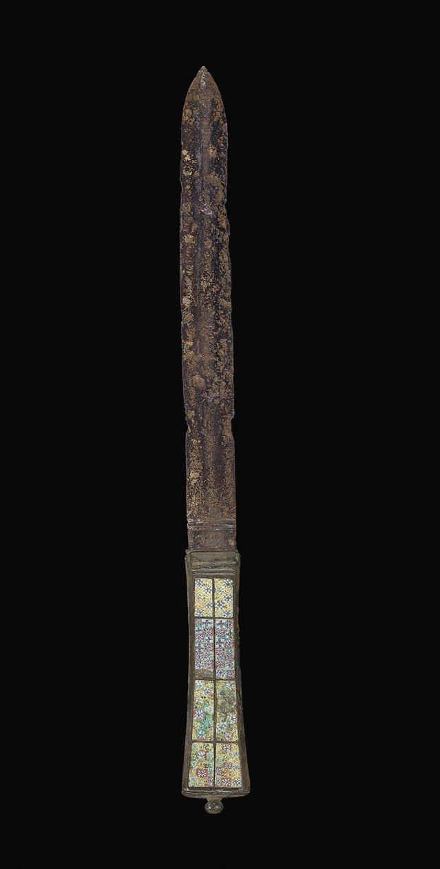 Dýka (železo, bronz a sklo) od Roman Roman