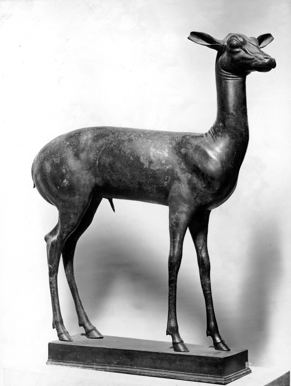 Figurka jelena (bronzová) od Roman Roman