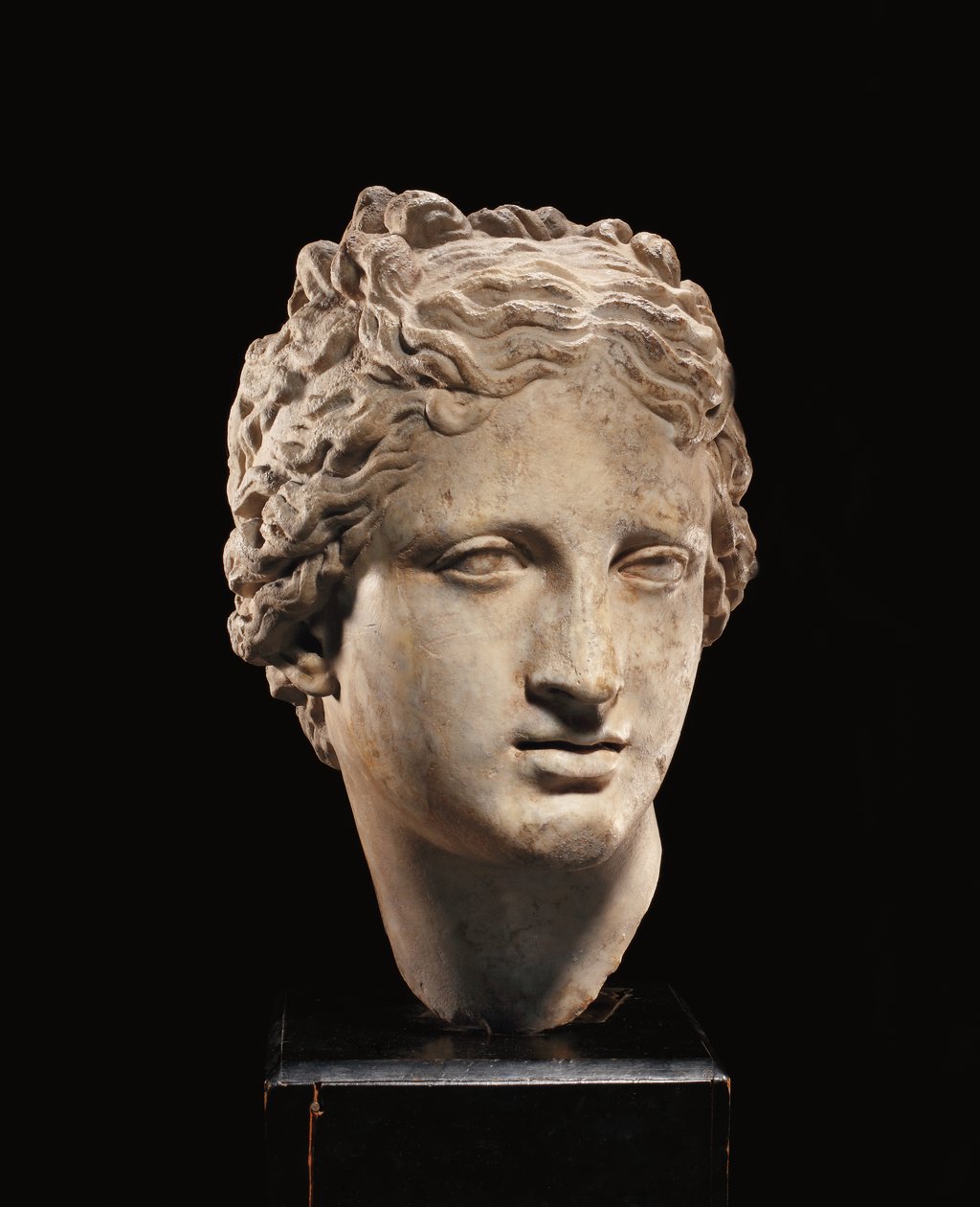 Hlava Venuše, cca 1.-2. století našeho letopočtu (mramor) od Roman Roman