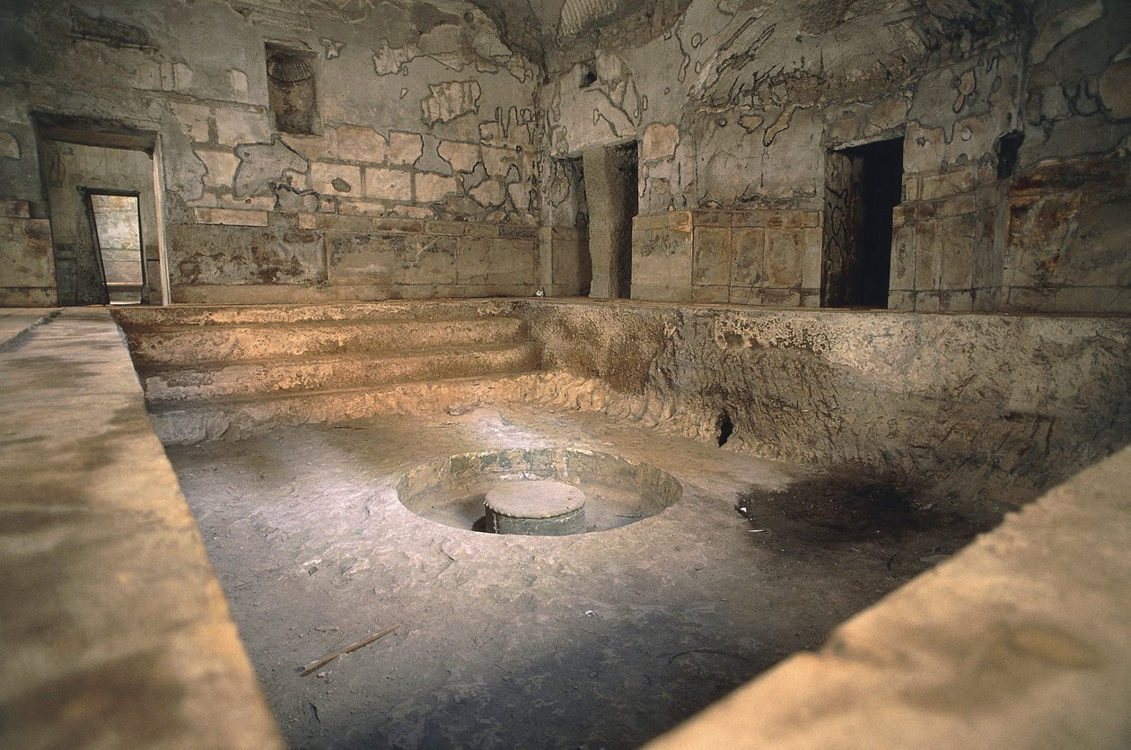 Itálie, Kampánie, Herculaneum, Předměstské lázně od Roman Roman