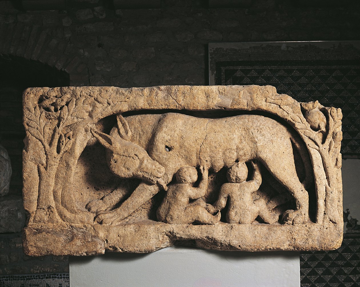 Romulus a Remus (vápenec) od Roman Roman