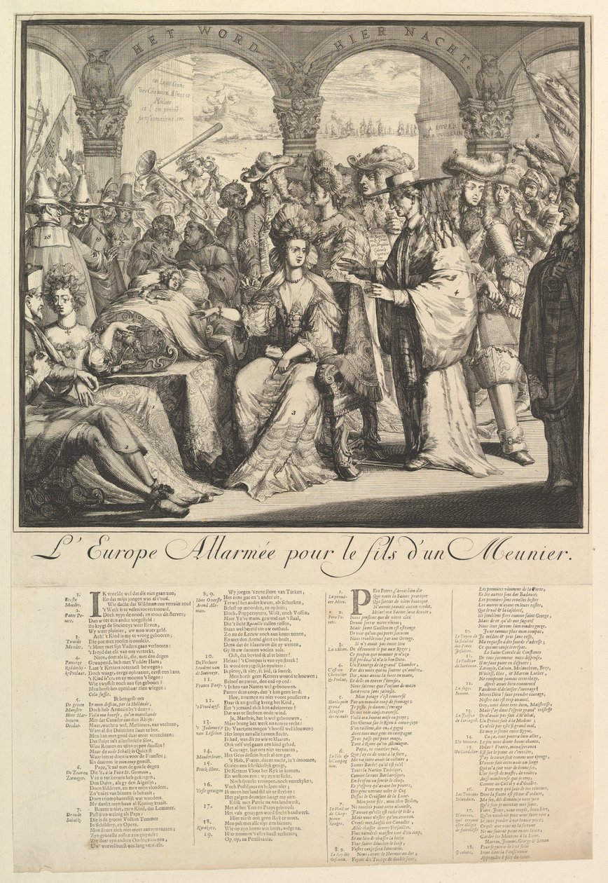 Allarmed Europe.n.d. od Romeyn de Hooghe
