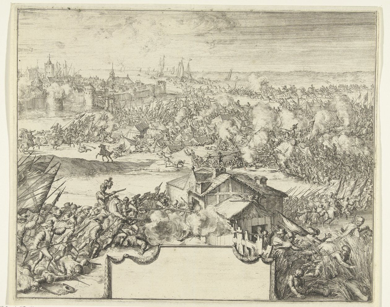 Bitva u Steenbergenu, 1583 od Romeyn de Hooghe