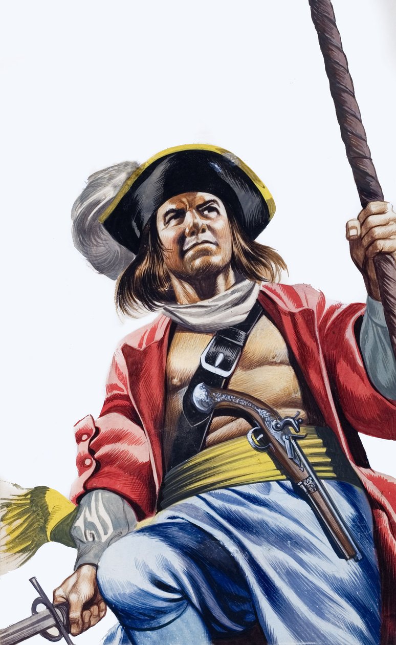 Sir Henry Morgan (kvaš na papíře) od Ron Embleton