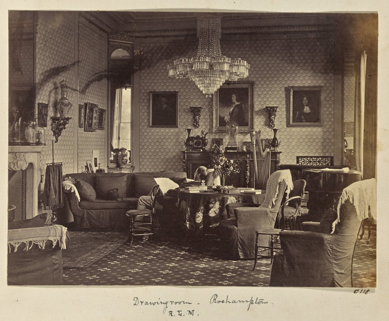 Drawingroom - Roehampton. od Ronald Ruthven Leslie Melville