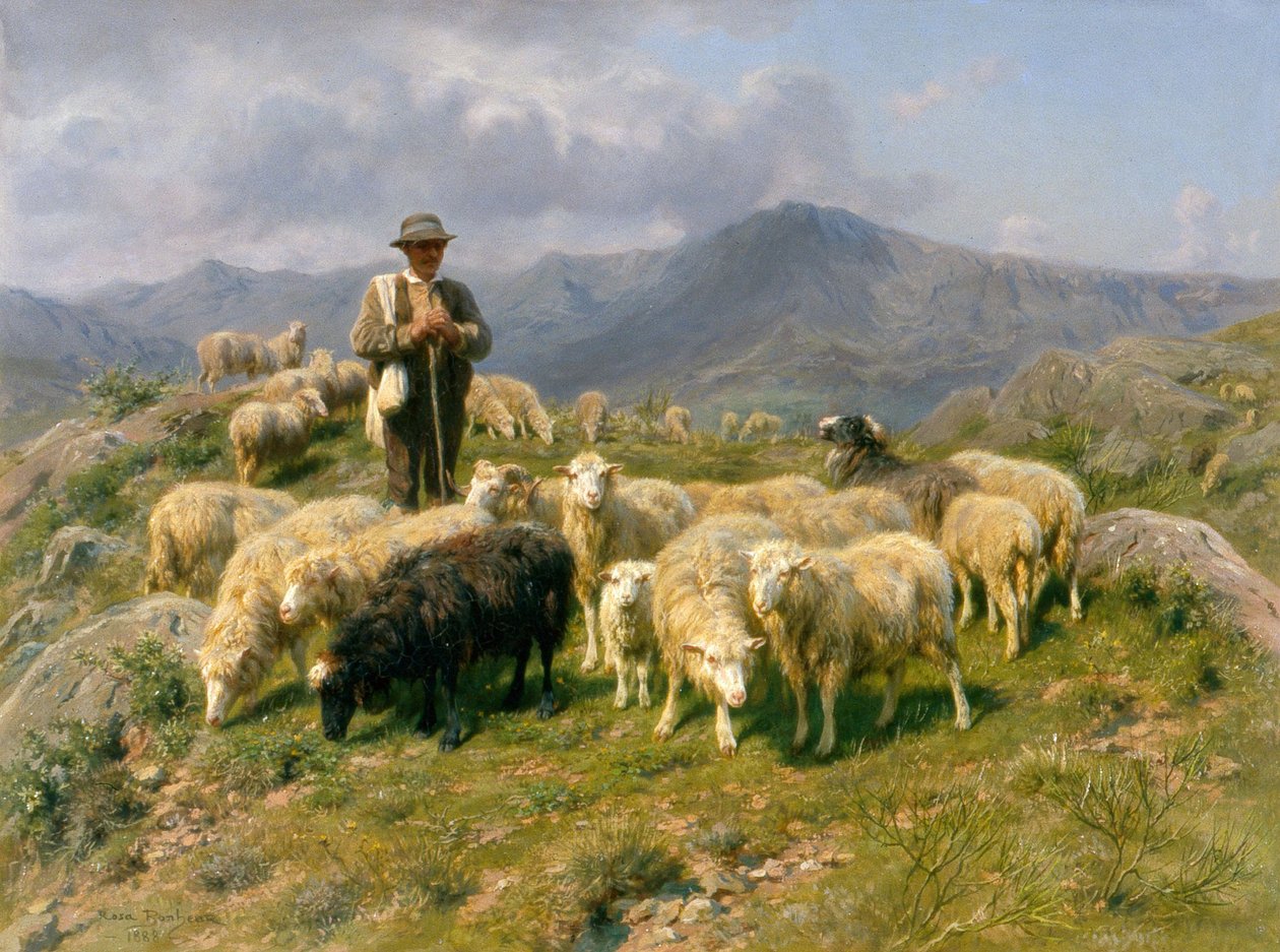 Pyrenejský pastýř od Rosa Bonheur