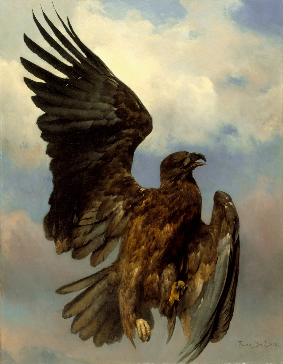 The Wounded Eagle, c.1870 od Rosa Bonheur