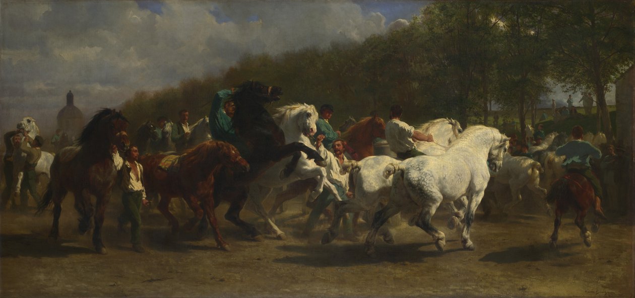 Koňský veletrh, 1855 od Rosa Bonheur