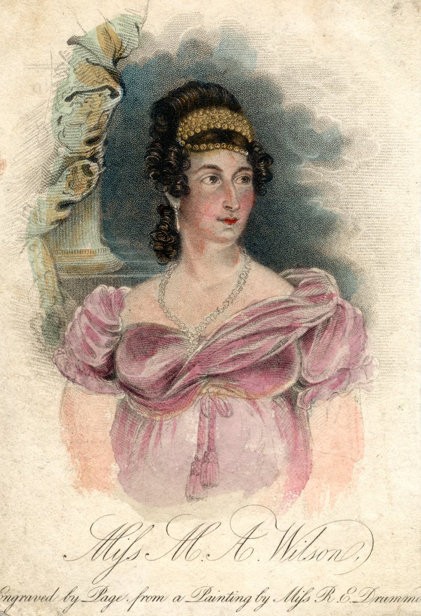 Slečna MA Wilson, c1820-1850 od Rose Emma Drummond