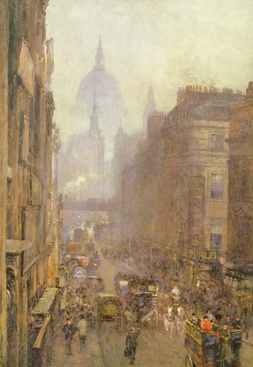 Fleet Street, 1892 od Rose Maynard Barton