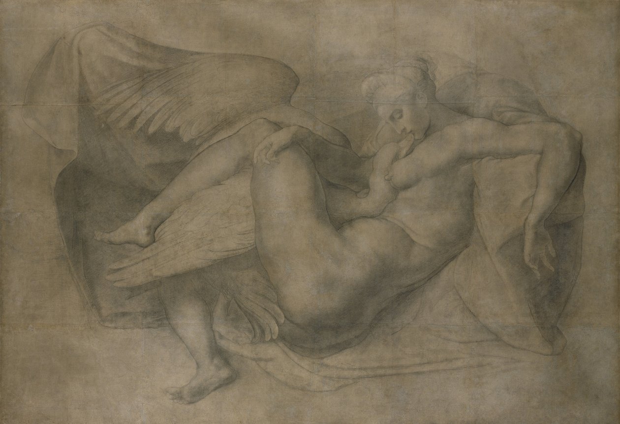 Leda a labuť, 1530-1540. od Rosso Fiorentino