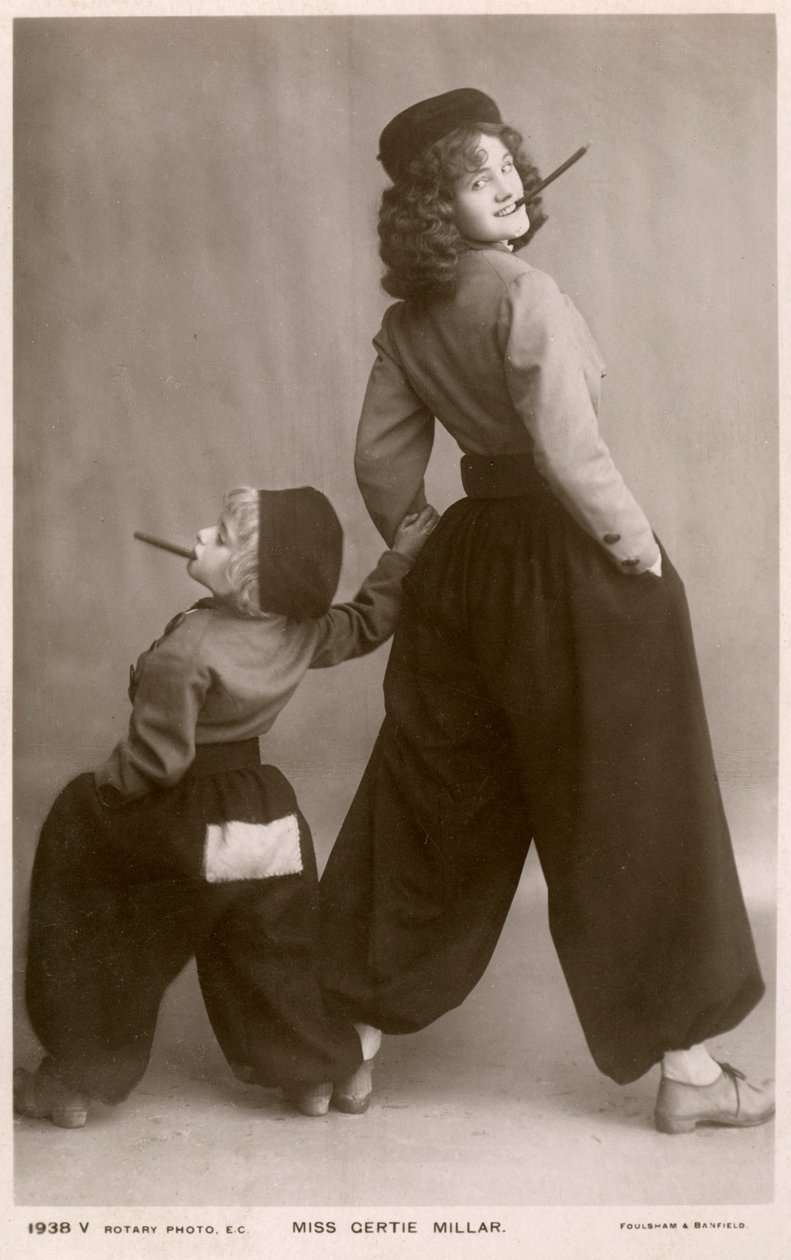 Gertie Millar, britská herečka a zpěvačka, c1906. od Rotary Photo