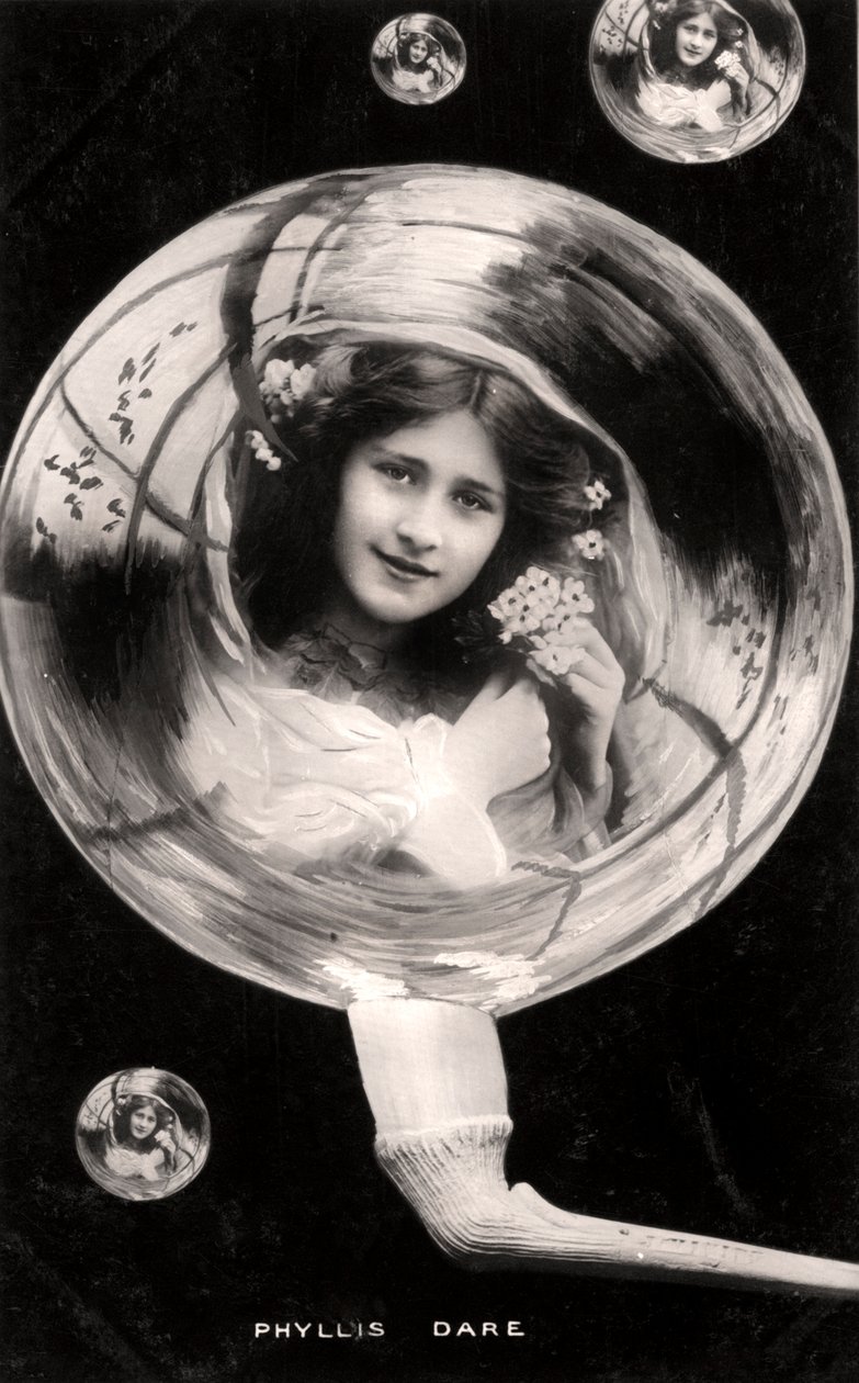 Phyllis Dare 1890-1975, anglická herečka, 1907. od Rotary Photo