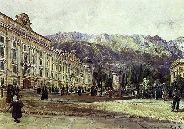Zámek, Innsbruck od Rudolf Bernt