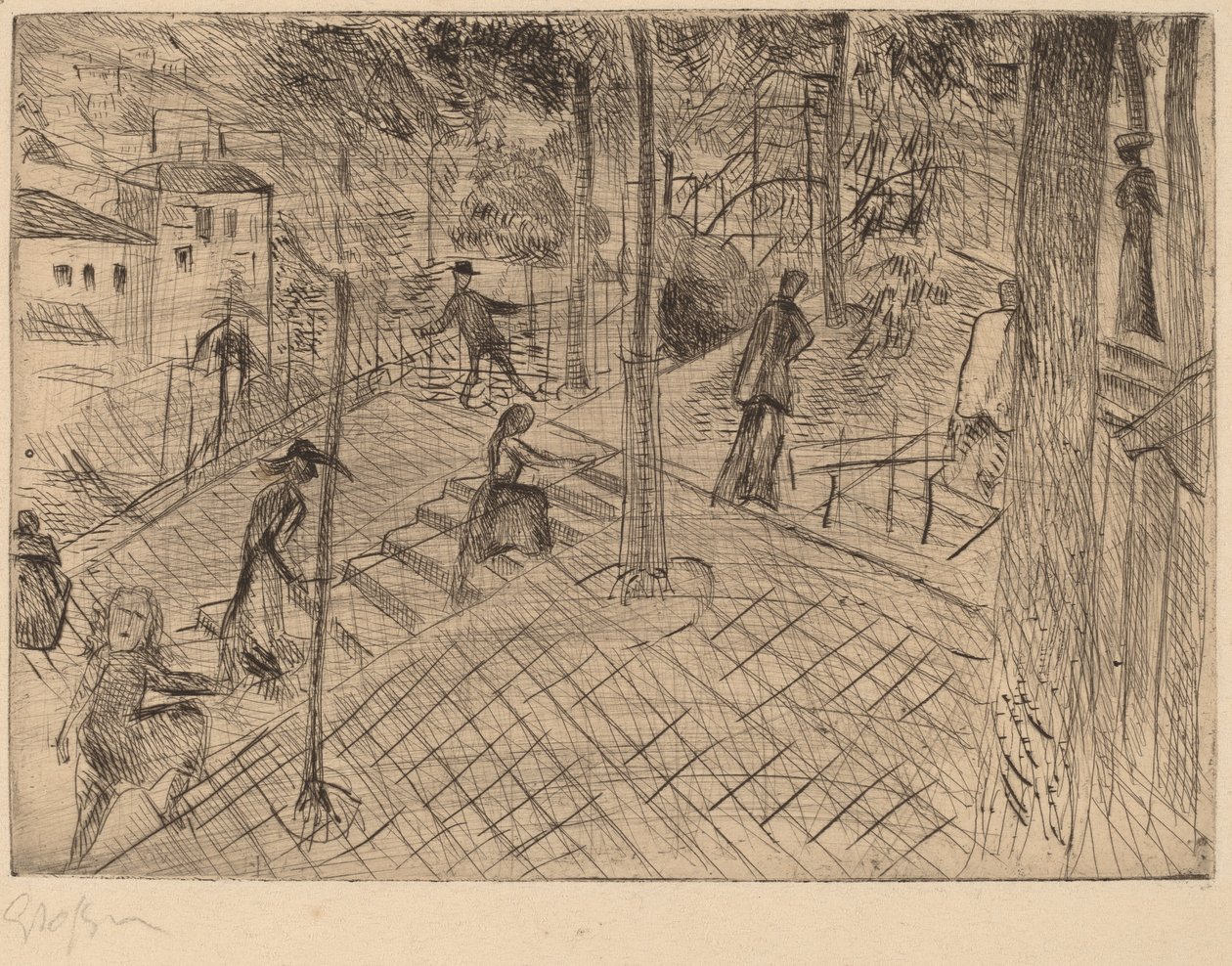 Montmarte od Rudolf Grossman