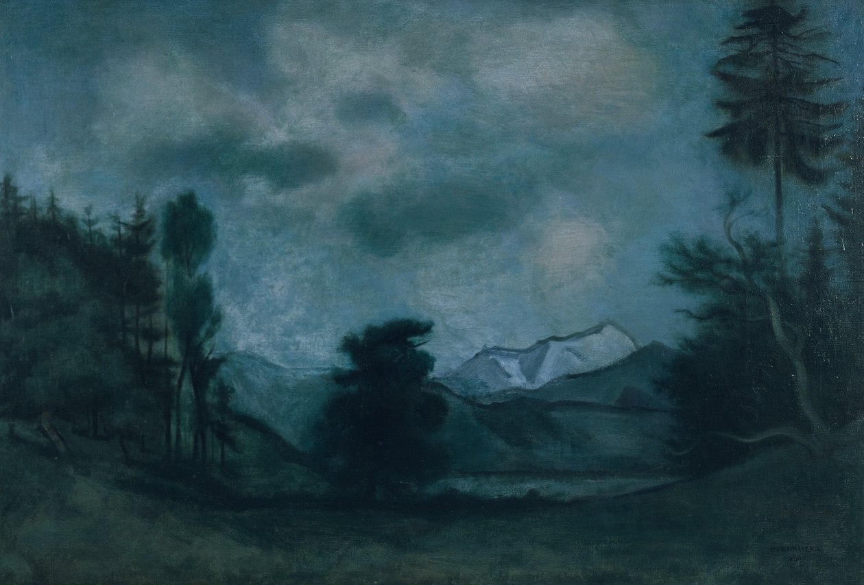 Alpská krajina od Rudolf Kremlicka