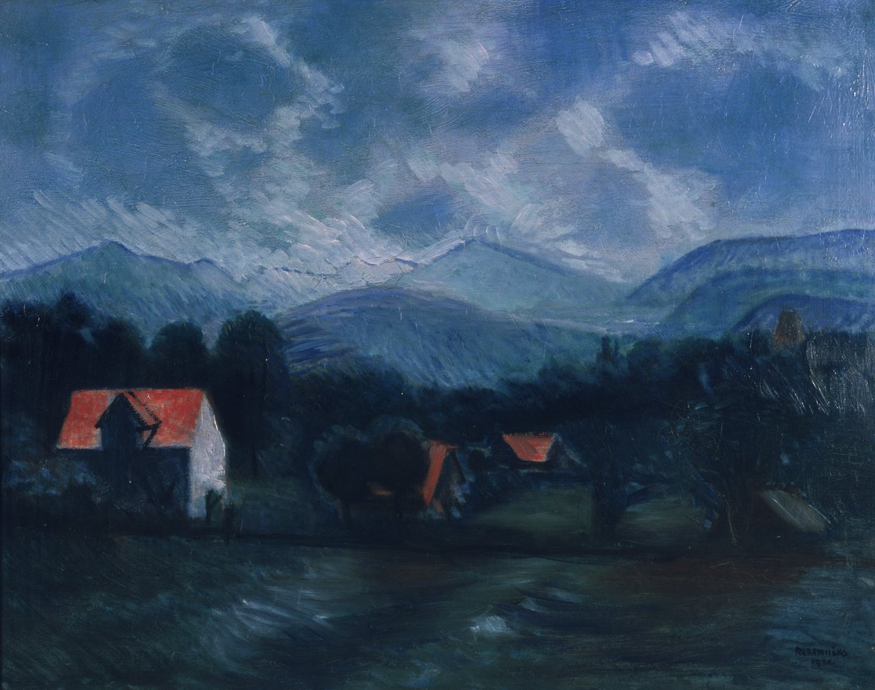 Alpská krajina od Rudolf Kremlicka