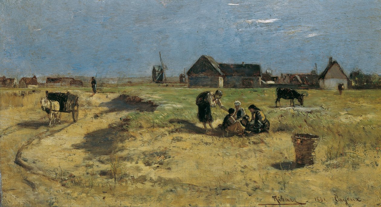 Landschaft aus Cayeux od Rudolf Ribarz