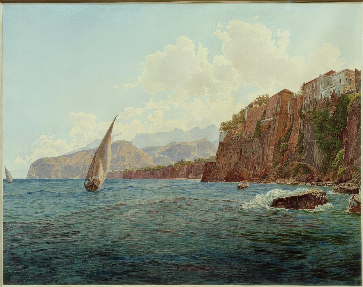 Sorrento / Sorrento (Kampánie, Itálie). od Rudolf von Alt