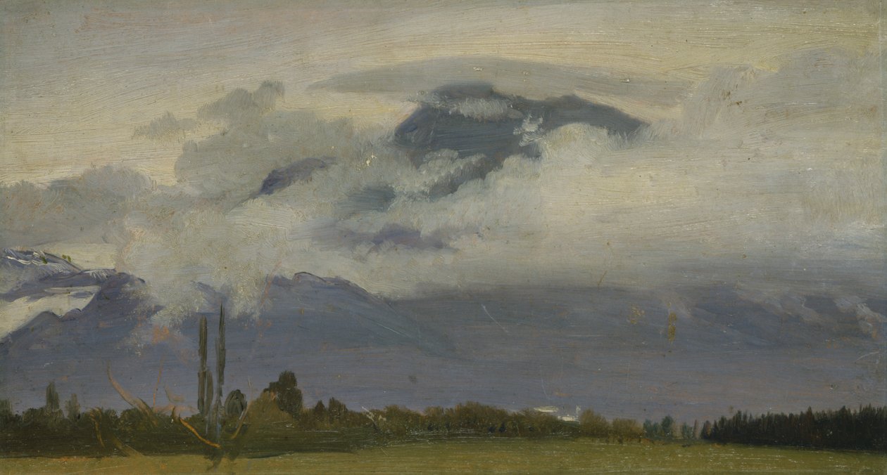 Kruh mraků, Tyrolsko od Rudolph Friedrich Wasmann