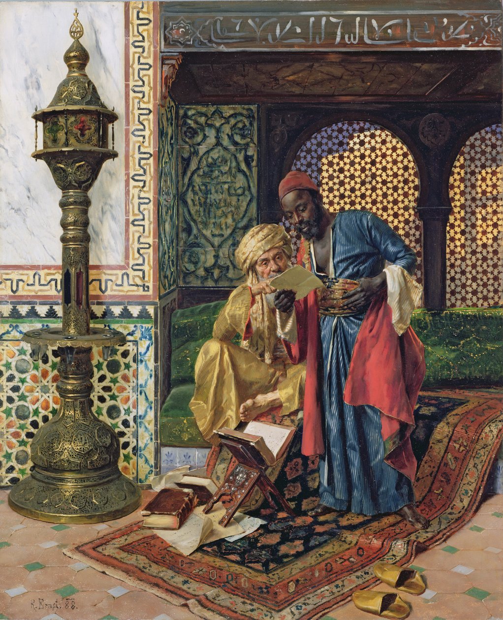 Dopis, 1888 od Rudolphe Ernst
