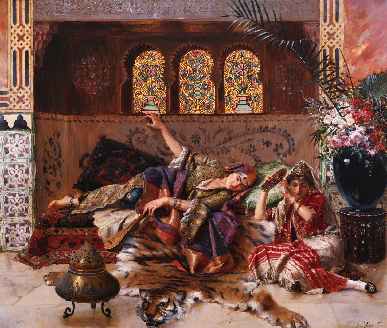 V Harému od Rudolphe Ernst