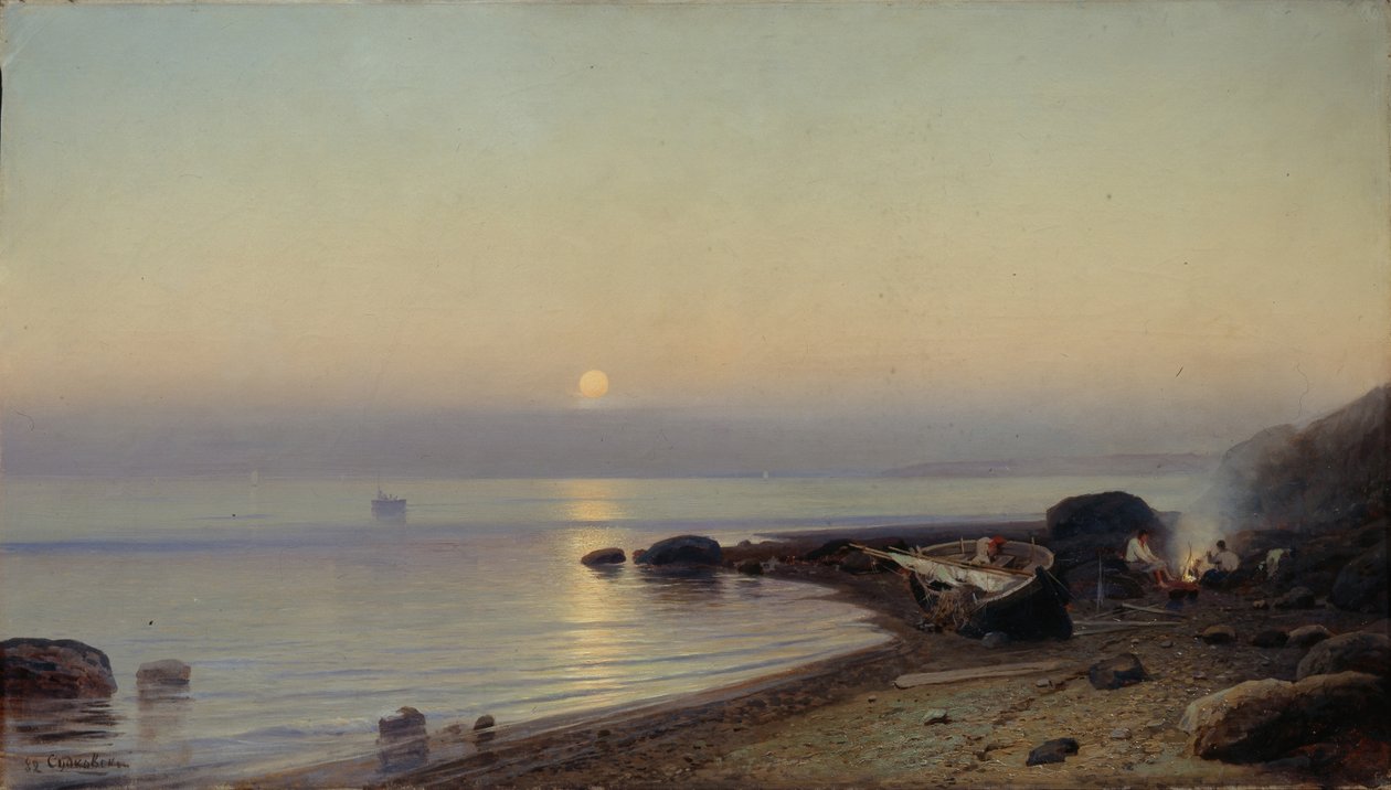 Na pobřeží, 1882 od Rufim Gavrilovich Sudkovsky