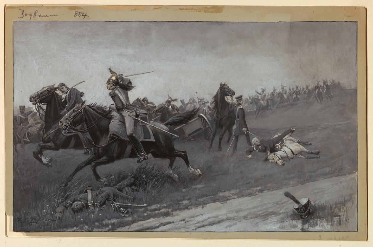 Blücher Unhorsed v Ligny od Rufus Fairchild Zogbaum