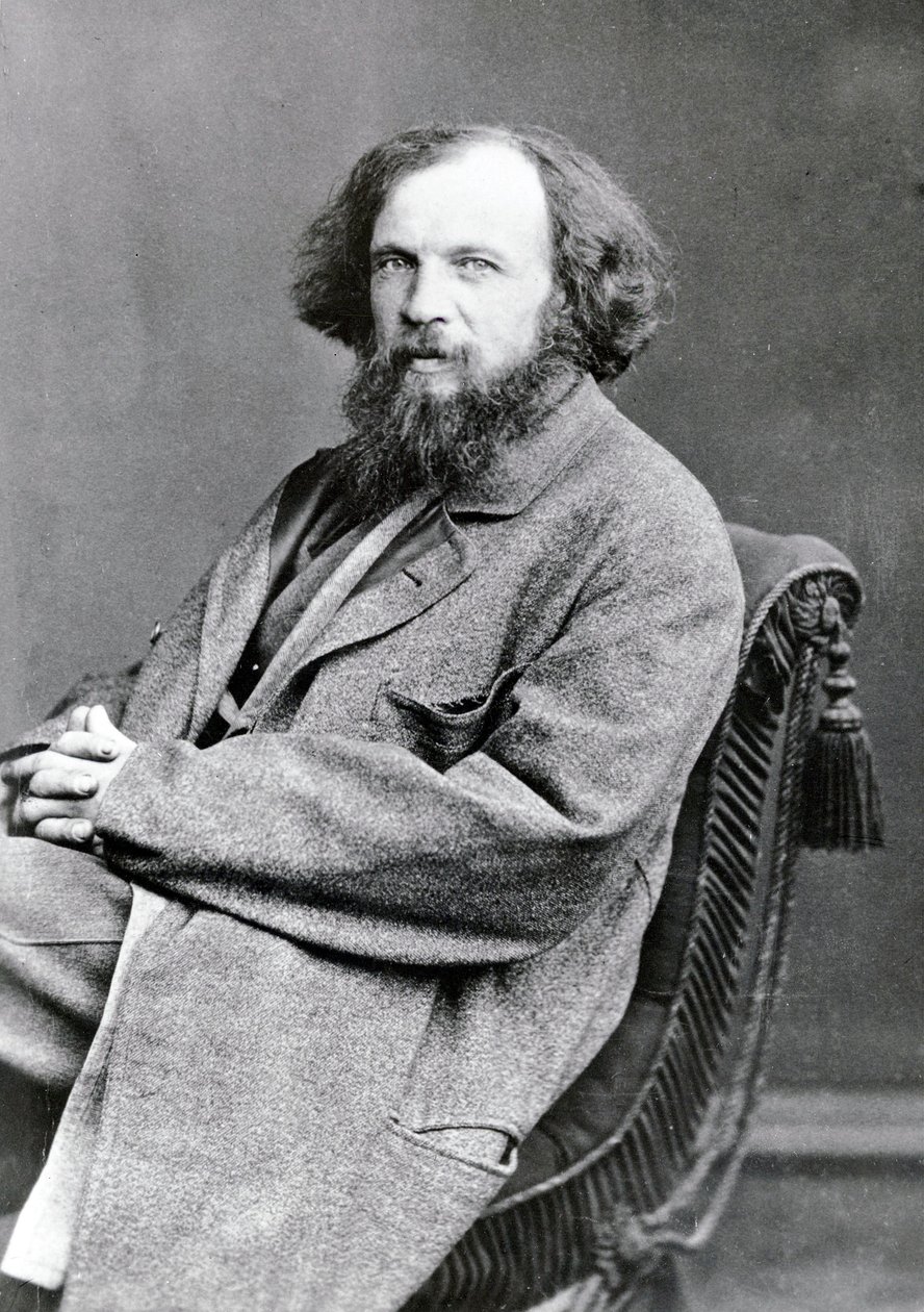 Dmitrij Ivanovič Mendělejev od Russian Photographer