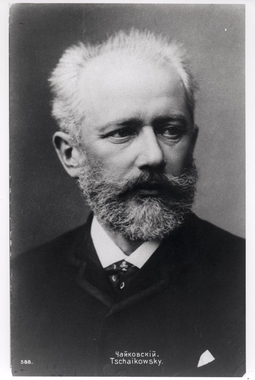 Piotr Iljič Čajkovskij (1840-93) od Russian Photographer