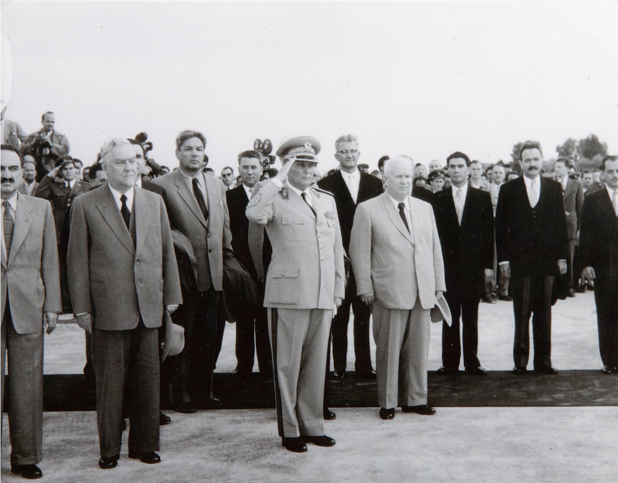 Příjezd sovětské delegace do Bělehradu, 26. května 1955 od Russian Photographer