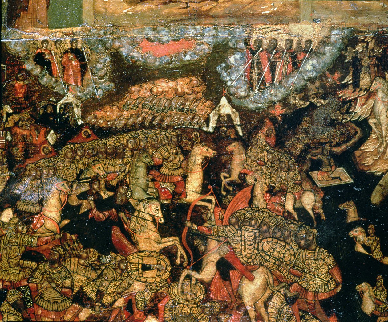 Bitva mezi ruskými a tatarskými vojsky v roce 1380, 40. léta 16. století od Russian School